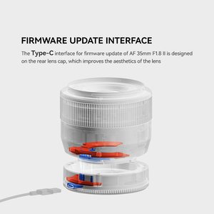Objectif d'appareil photo TTArtisan AF 35mm F1.8 II plein format à grande ouverture, filtre 52mm, monture E en métal pour <span class=keywords><strong>Fuji</strong></span> <span class=keywords><strong>XT30</strong></span> E A7RIII ZFC - Product Image 5