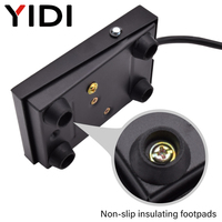 Interrupteur à pédale électronique YIDI TFS-1 étanche 12V 220V CE pour câble de 10m, 1NO 1NC, momentané, SPDT, antidérapant, interrupteur à pédale d'alimentation