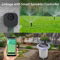 Capteur de sol intelligent WiFi solaire pour extérieur, moniteur d'humidité, de température et de conductivité électrique (EC), capteur de plantes IP66 pour jardin et balcon