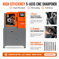 Afilador de Fresas de Carburo Inteligente con Pantalla Táctil CNC Automático para Taller Mecánico