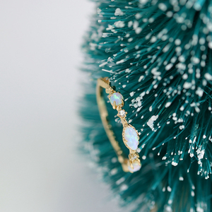 Nhẫn sóng biển thời thượng đơn giản, món quà hoàn hảo cho nữ, đá quý nhiều màu, <span class=keywords><strong>opal</strong></span>, zircon, nhẫn đơn giản có thể tùy chỉnh - Product Image 5