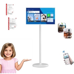 מסך מגע אינטראקטיבי אלחוטי נייד בגודל 24 אינץ' עם מערכת הפעלה אנדרואיד, ברזולוציית HD, עם סוללה, סיטונאי - Product Image 1