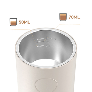 Machine à expresso portable mini personnalisée à faible MOQ, 19 bars, batterie 7800 mAh, compatible multi-capsules avec certifications UE et US - Product Image 3