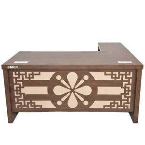 <span class=keywords><strong>Scrivania</strong></span> Retrò per Ufficio con Sedia Singola, Pannello Personalizzato, Postazione di Lavoro Combinata per Manager e Dirigenti, <span class=keywords><strong>Scrivania</strong></span> per Computer - Product Image 1