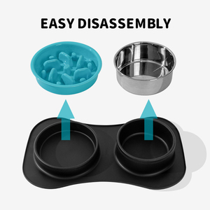 <b>Silicone</b> Collapsible Waterproof Eco-friendly Slow Feeding Non-Slip Pet Food <b>Mat</b> for Dogs Cats Custom Luxurious Indoor Use - Product Image 4