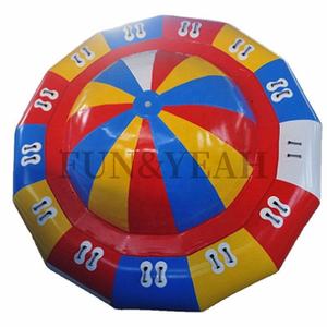 Gyroscope gonflable à eau pour <span class=keywords><strong>jeux</strong></span> de parc aquatique volant bateau disco remorquable eau aquatique Saturne - Product Image 2
