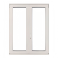 Ventana Abatible de PVC con Doble Acristalamiento, Vidrio Aislante, Eficiencia Energética, Insonorizada, Ventana de PVC para Vivienda, Villa o Apartamento