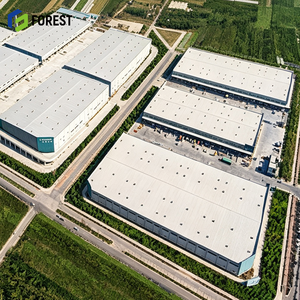 Centre d'entreposage industriel en acier résistant aux séismes, à grande portée, avec structure de fabrication lourde - Product Image 1