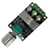 Module de commande de vitesse PWM TOPCUS 6V 12V 24V 28V 3A 80W pour moteur DC 1203BK Noir