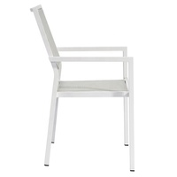 derne 7 pièces patio Restaurant salle à manger ensemble meubles extérieur 6 places jardin table en aluminium et chaises en vente