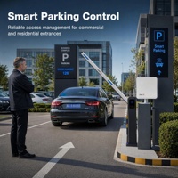 Contrôleur d'accès automatique RFID longue portée pour véhicules, ouverture mains libres pour portail battant électrique et porte à enroulement