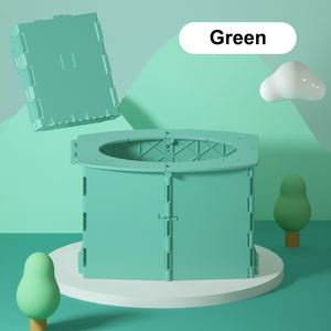 유아 야외 사용을위한 사다리 패턴이있는 다기능 휴대용 어린이 접이식 훈련 변기 PP 소재 - Product Image 6