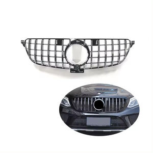 Dernière Offre Spéciale <span class=keywords><strong>2022</strong></span> pour Mercedes-Benz GLS X166 W166 Mise à jour de Racing AMG GT-R Sport Style Année 16-19 Grille de pare-chocs avant - Product Image 2