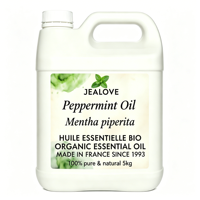 Huile essentielle de menthe poivrée 100% pure, naturelle et biologique, rafraîchissante et apaisante pour diffuseur d'aromathérapie et soins quotidiens
