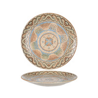 Assiette plate Celest Ø 21 cm, porcelaine fine de qualité supérieure, impression numérique, porcelaine Rinart