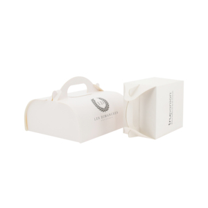 Biểu Tượng Tùy Chỉnh In Cấp Thực Phẩm Các Tông Màu Trắng Giấy Món Quà Sinh Nhật Pastry Bánh Hộp Với Cửa Sổ Rõ Ràng - Product Image 2