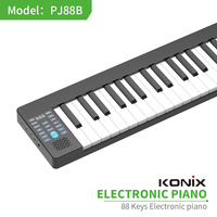 Clavier de piano portable pliable intelligent 88 touches Clavier miniature numérique Piano pliable