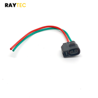 Connecteur de prise de bougie d'allumage automobile 2 broches femelle en cuivre avec boîtier PBT pour remplacement moteur Renault Clio Megane 12V