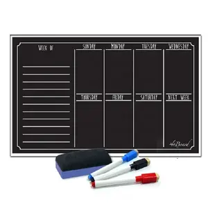 Di alta Qualità Magnetica Lavagna dry erase calendario da parete Con Dry erase Marker Per Frigo