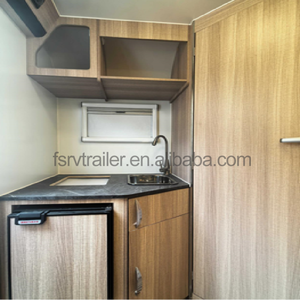 Caravane mobile compacte à prix abordable pour voyages et expéditions, avec salle de bain intégrée - Product Image 4
