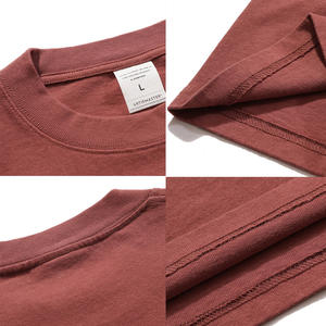 थोक 310gsm नियमित रूप से फिट कैज़ुड टी-शर्ट अनइसेक्स खाली डिजिटल ठोस उच्च गुणवत्ता 100% कपास तेंदुए बोक्सी - Product Image 2