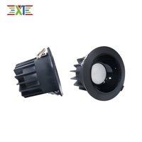 XJ Professional 40W RGBW 4IN1 DMX512 COB LED projecteurs de scène professionnels en aluminium lumières de Fresnel pour salles de banquet musées