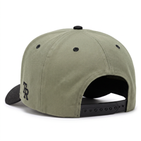Casquette de baseball bicolore personnalisée avec logo brodé en 3D, motif animalier, casquette structurée à 5 panneaux, marque privée, vente en gros