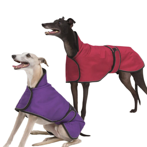 Vêtements pour animaux de compagnie, manteau pour chien et chat, polaire, imperméable, polyester, pour Greyhound, Whippet, <span class=keywords><strong>Lurcher</strong></span> - Product Image 1
