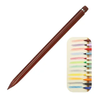 Ensemble de 12 stylos gel rotatifs Macaron Slim Twist, couleurs pastel bonbon, surligneurs pour journal, stylos signature, logo personnalisé - Product Image 5