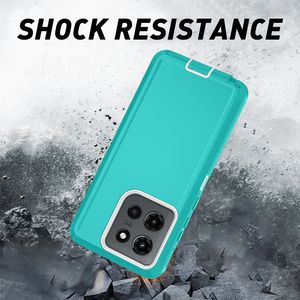 Funda Protectora para Teléfono Motorola y Modelos Android de <span class=keywords><strong>Google</strong></span>, Diseño de Triple Defensa a Prueba de Golpes de PC+TPU, Resistente y Anti-Caídas - Product Image 2