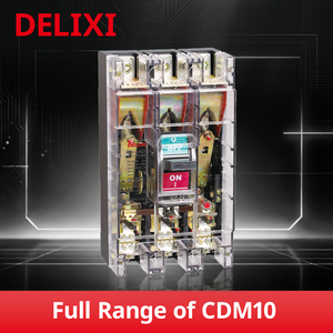 Interruptor Automático de Caja Moldeada (MCCB) Delixi Electric DZ10 <span class=keywords><strong>CDM10</strong></span> Transparente, Trifásico, 100A, 150A, 200A, 250A, Interruptor de Aire Industrial - Product Image 1