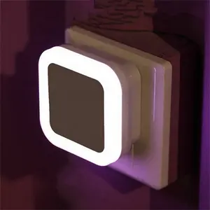 ワイヤレスLEDナイトライトセンサー照明ミニEUUSプラグランプ子供部屋寝室装飾ライト