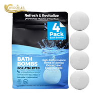 Boules de bain moussantes bio, véganes, de luxe, sans cruauté, personnalisées en gros, pour spa relaxant, soulagement naturel du stress, bain aux sels d'Epsom