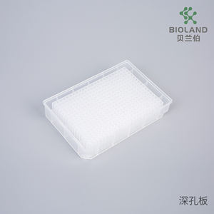 Plaque à puits profonds en polypropylène Bioland 384 puits 240 µl, modèle <span class=keywords><strong>SBS</strong></span> personnalisable OEM, garantie 3 ans - Product Image 5
