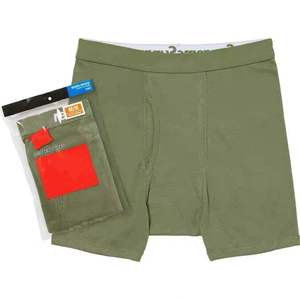 Confezione da 2 paia di boxer da uomo di ultima generazione, modello boxy con apertura frontale, <span class=keywords><strong>in</strong></span> puro <span class=keywords><strong>cotone</strong></span> di qualità, traspiranti, all'ingrosso con logo - Product Image 5