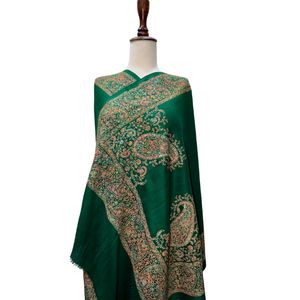 Elegant Hand Embroidered <b>Scarves</b> Stoles Custom Floral Luxury Fashion Accessory OEM ODM Factory Direct Supply - Product Image 5