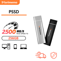 Nouvelle vente flash - Boîtier métallique pour SSD externe portable pour jeux PC - USB 3.2 Type-C - Jusqu'à 2000 Mo/s en lecture/1800 Mo/s en écriture - 256 Go - 2 To