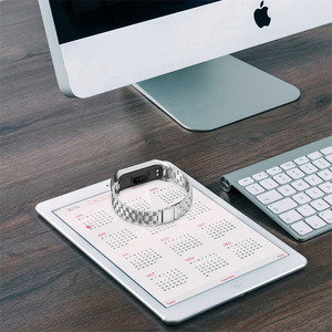 Bracelet de montre pour <span class=keywords><strong>Samsung</strong></span> Galaxy Fit 2 SM-R220, bracelet en acier inoxydable pour <span class=keywords><strong>Samsung</strong></span> Galaxy <span class=keywords><strong>Fit2</strong></span>, bracelet de montre de remplacement Correa - Product Image 4