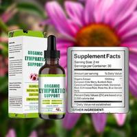Gouttes de soutien lymphatique HDK 60ml avec Échinacée, Pissenlit, Bardane, Sans alcool, Végétalien, Complément OEM ODM