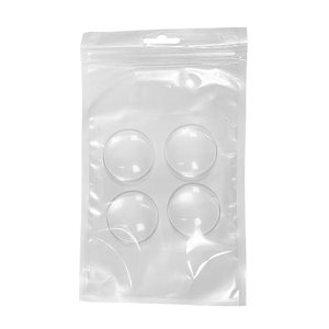 6 pièces butée de porte protecteur mural bouton de porte réutilisable porte en caoutchouc souple pare-chocs auto-adhésif fort clair rond silencieux - Product Image 6
