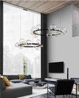 Bulle italienne Nordic Ins Design Salon Boule de verre Lumière E26 Base Disponible Moyen Restaurant Pendentif Lustre