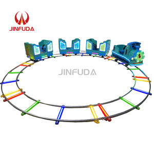 <span class=keywords><strong>Train</strong></span> électrique certifié sécurité en promotion avec rails pour enfants, idéal pour centres commerciaux intérieurs, fonctionnement stable, design cartoon, jouet à chevaucher amusant - Product Image 1