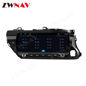 ZWNAV 12,3 Zoll Touchscreen Android 12 Auto-Player GPS-Navigation Carplay Stereoanlage für Hilux Rechtslenker 2015-2023 Verstärker - Product Image 4