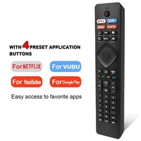 NH800UP Remote kontrol RF402A-V14 IR pengganti untuk Android 4K Ultra HD TV LED pintar