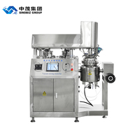 Mélangeur cosmétique homogène sous vide en acier inoxydable SUS316L à levage hydraulique automatique