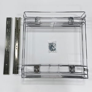 BENE Accesorios Modernos para Gabinetes de Cocina: Cesta Extraíble de Alambre de 2 Niveles, Organizador Ecológico que Ahorra Espacio para Gabinetes y Herrajes - Product Image 3