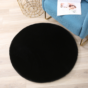 Tappeti nordici soffici in pelliccia sintetica microfibra Faux Rabbit Hair Center soggiorno camera da letto <span class=keywords><strong>tappeto</strong></span> grande 7 colori come pelle scamosciata rossa bianca - Product Image 4