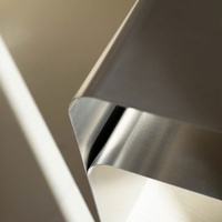 Table de chevet et table basse KINNO en acier inoxydable moderne avec rangement intégré durable