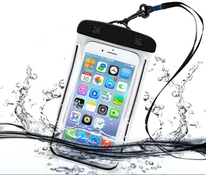 Bolsas de teléfono a prueba de agua, bolsa de teléfono móvil con cordón para exteriores, para llaves de tarjeta de teléfono