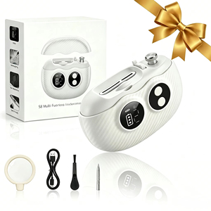 Coupe-ongles rechargeable USB Jumon, coupe-ongles, polisseur avec lumière LED, coupe-ongles électriques automatiques pour bébés et enfants - Product Image 6